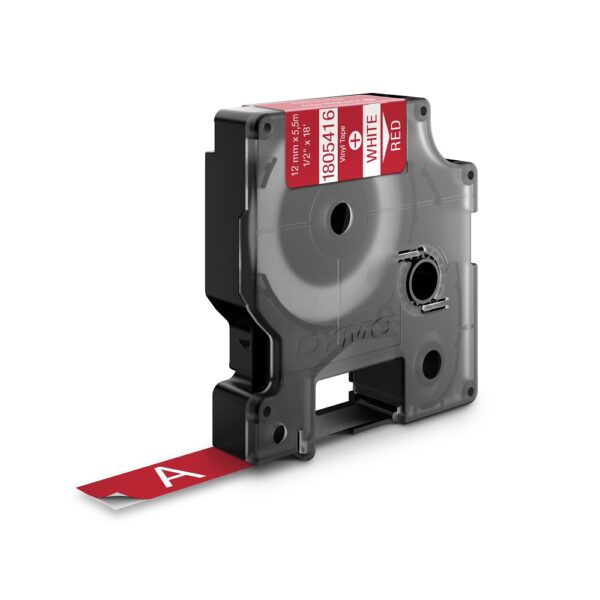 DYMO TRAKA INDUSTRIJSKA 12MM CRNA/CRVENA