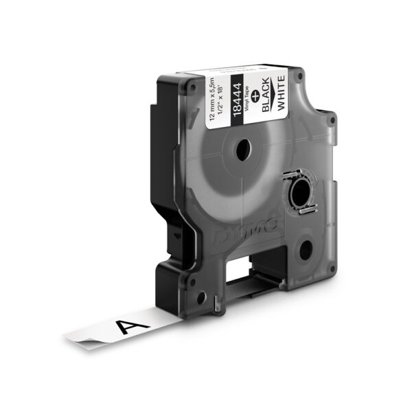 DYMO TRAKA INDUSTRIJSKA 12MM CRNA/BELA