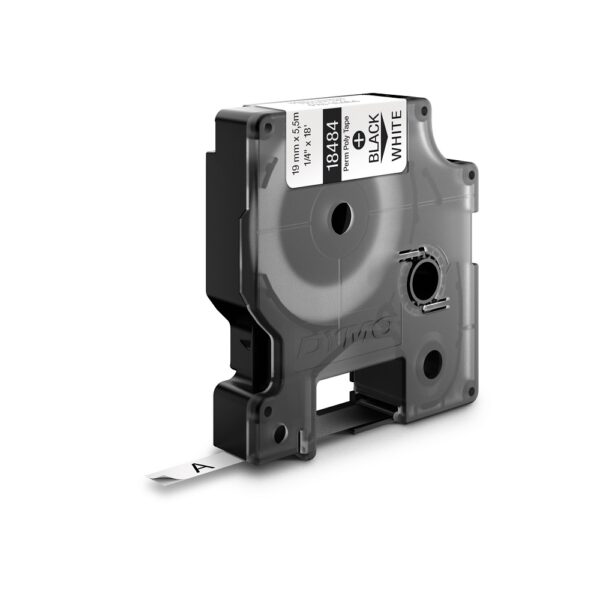 DYMO TRAKA INDUSTRIJSKA POLIESTER 19MM CRNA/BELA